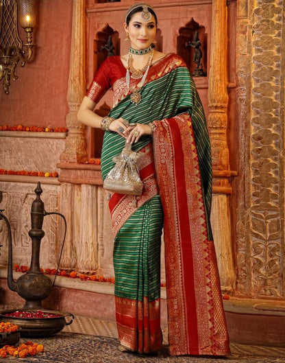 Green Silk Saree | Sudathi