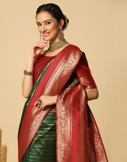 Green Silk Saree | Sudathi