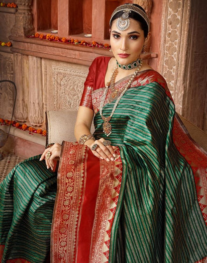 Green Silk Saree | Sudathi