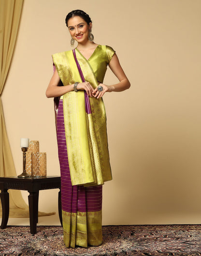 Wine Silk Saree | Sudathi