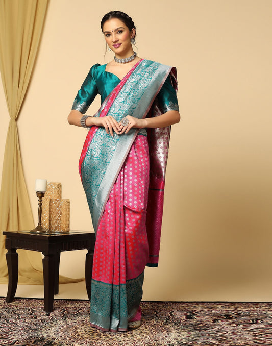 Pink Silk Saree | Sudathi