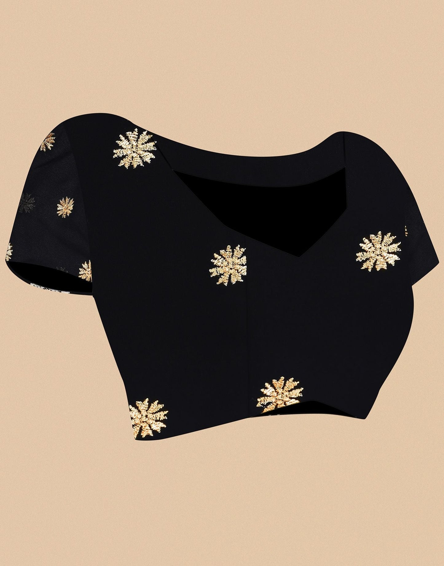 Black Embroidery Saree | Leemboodi