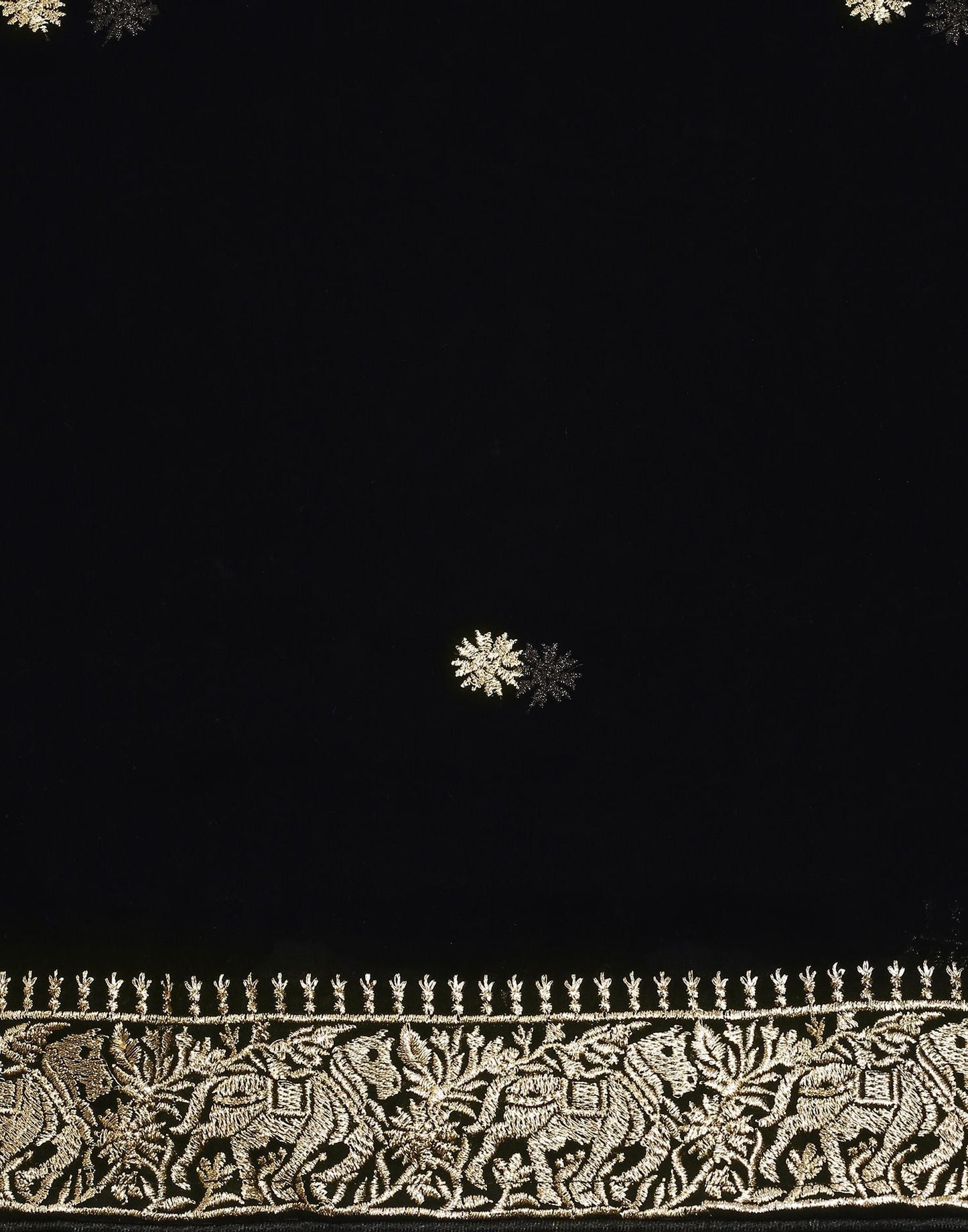 Black Embroidery Saree | Leemboodi