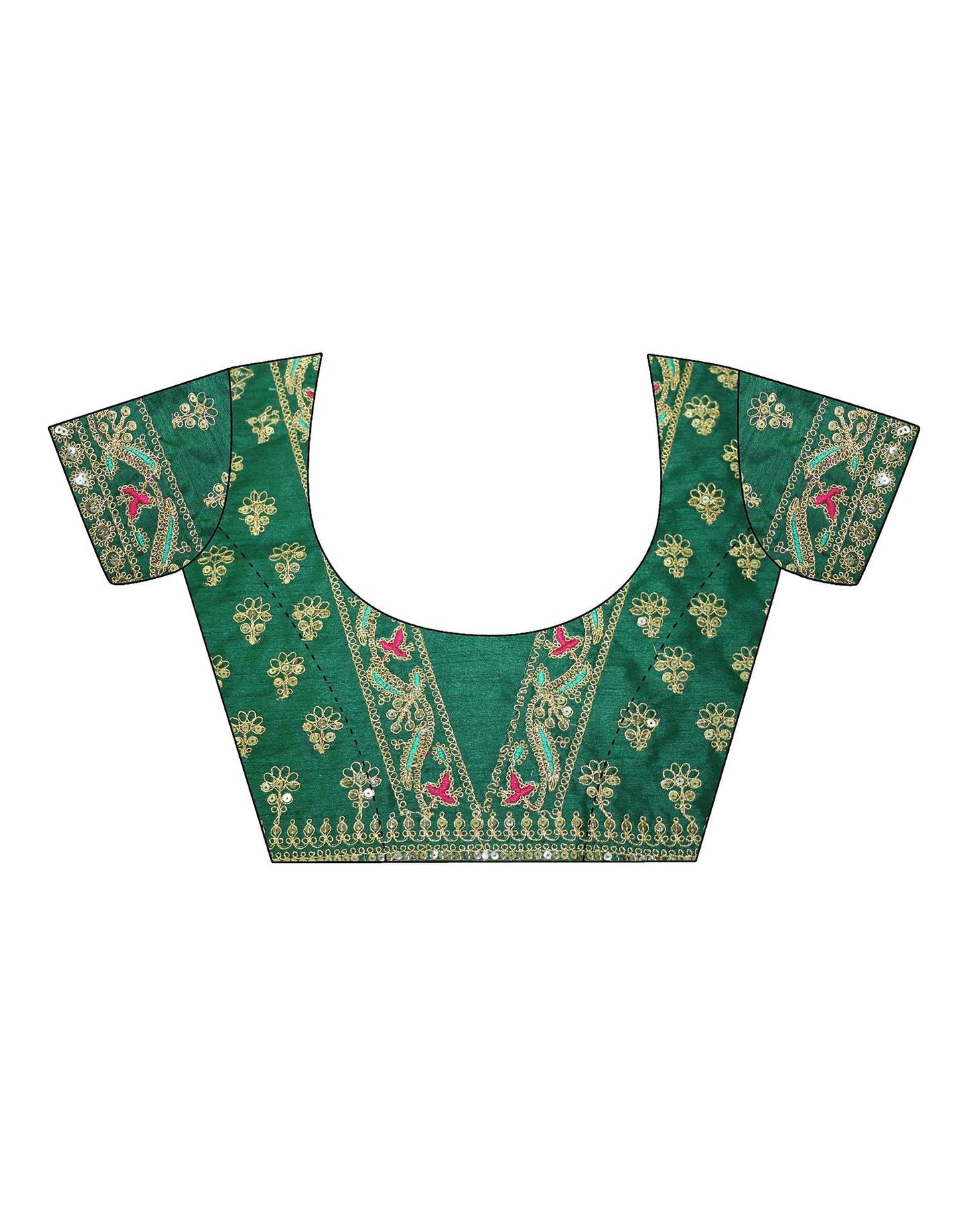 Light Green Silk Embroidery Saree | Leemboodi