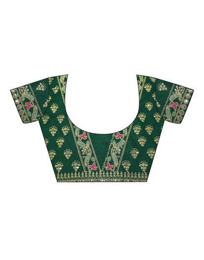 Pink Silk Embroidery Saree | Leemboodi