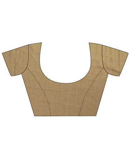 Cream Plain Saree | Leemboodi