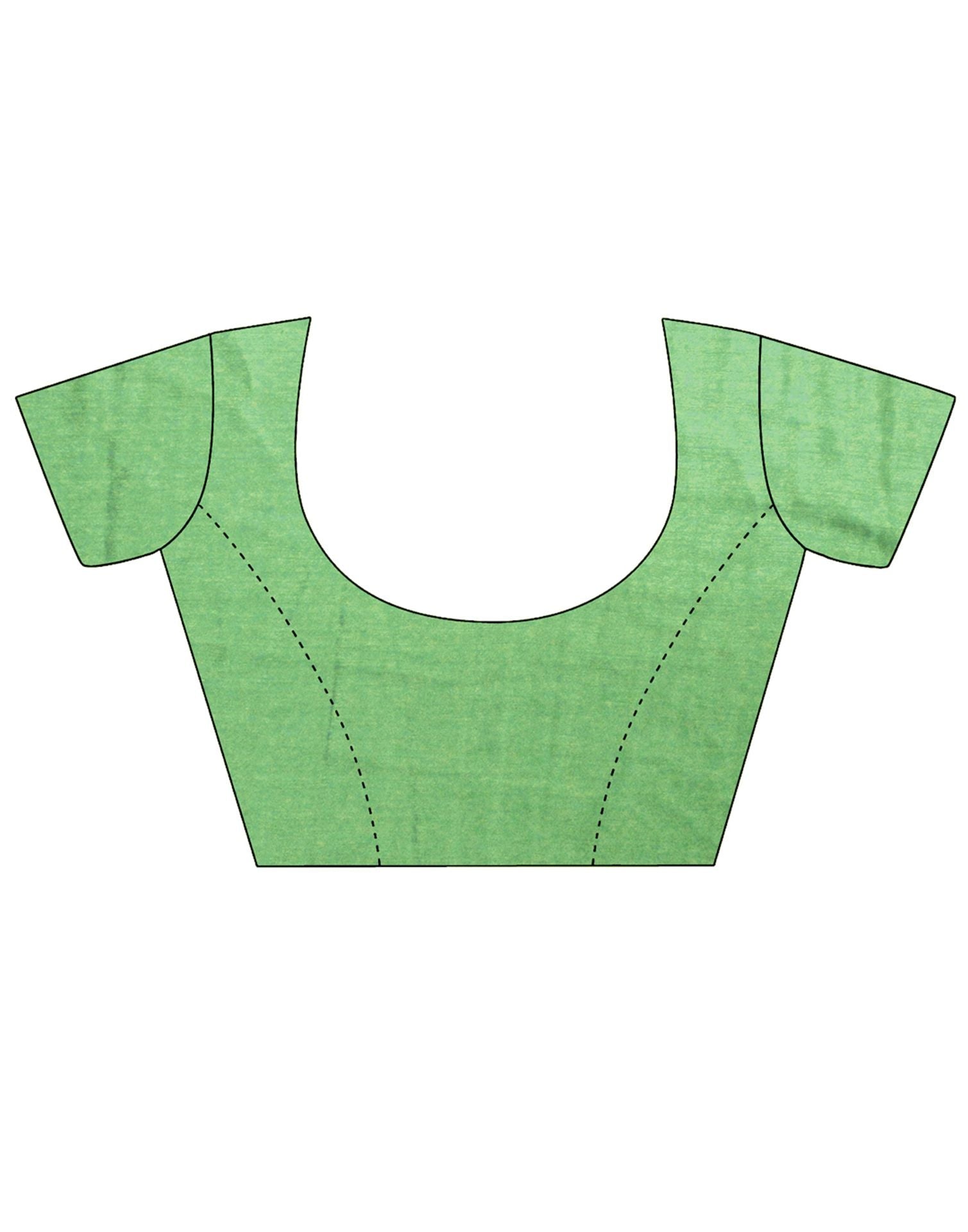 Light Green Plain Saree | Leemboodi