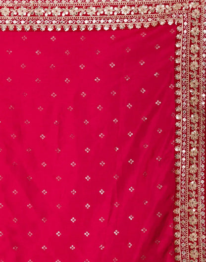Red Printed Saree | Leemboodi