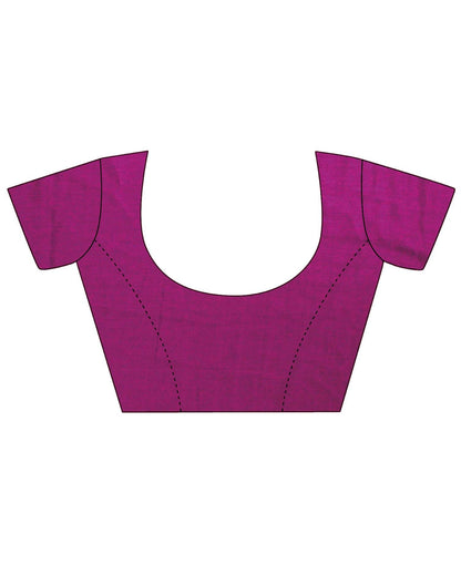 Magenta Silk Bandhani Saree | Leemboodi