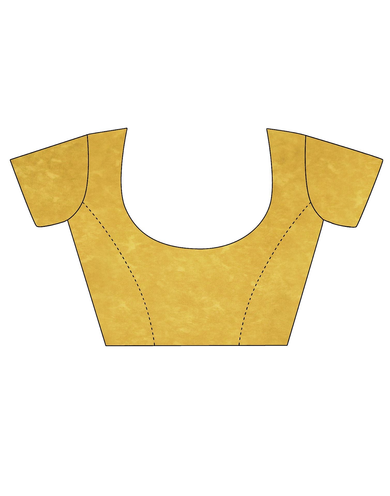 Yellow Printed Saree | Leemboodi