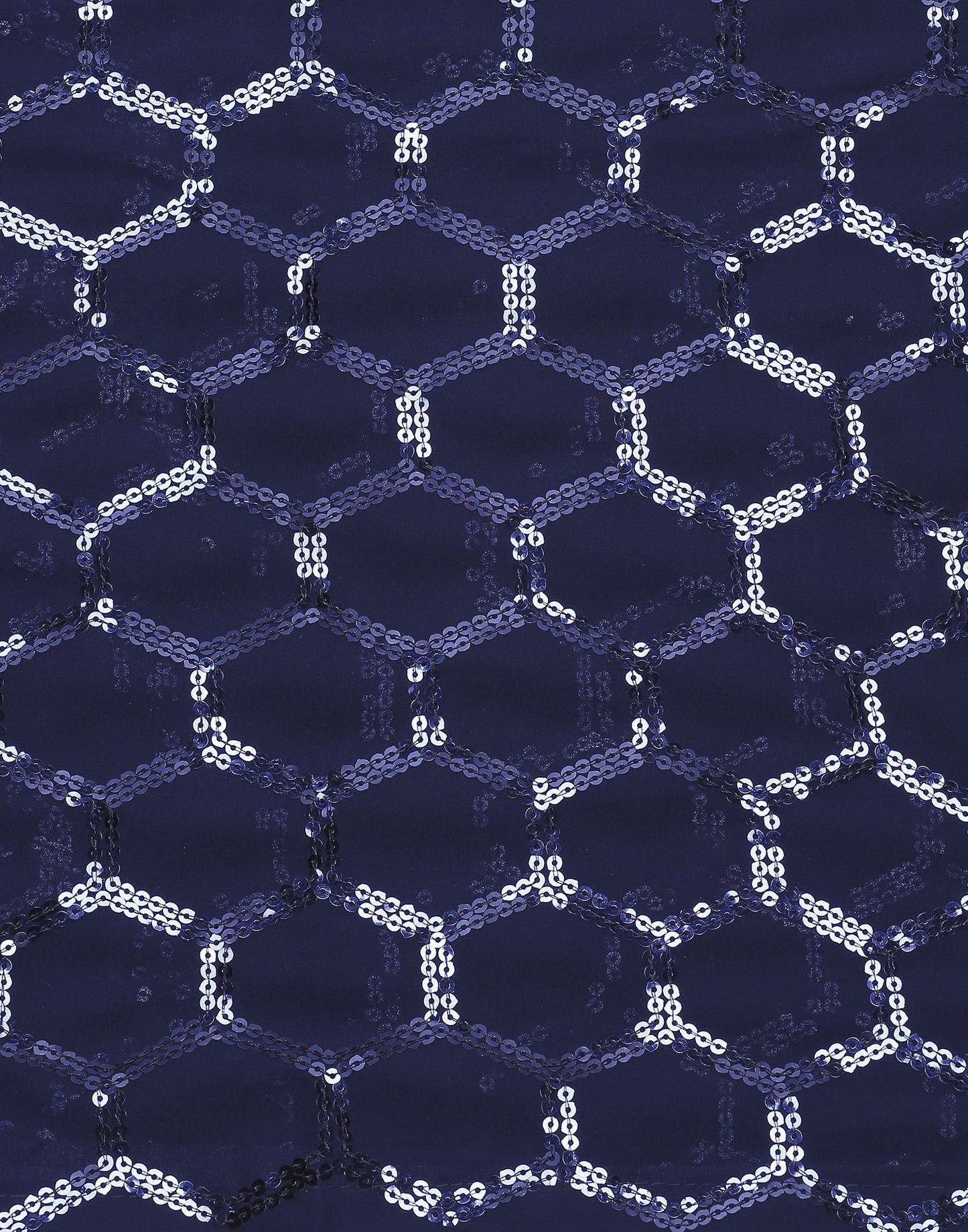 Navy Blue Sequence Saree | Leemboodi