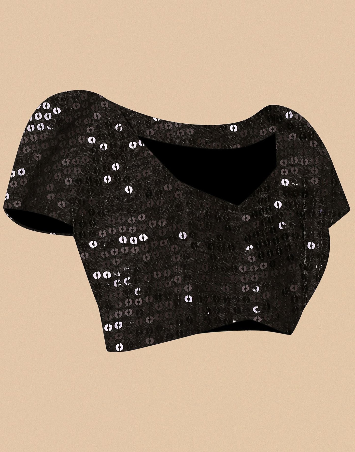 Black Sequence Saree | Leemboodi