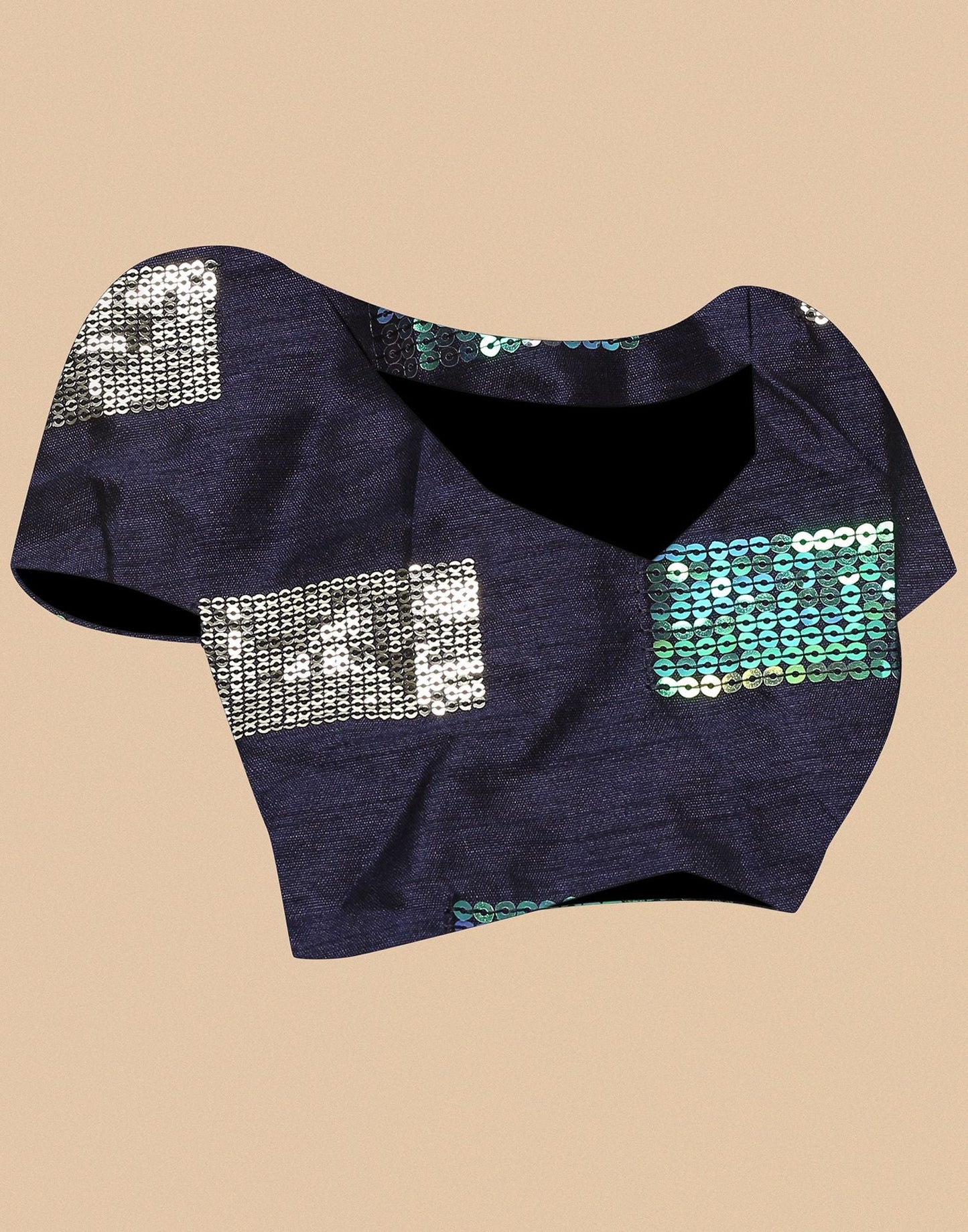 Blue Sequence Saree | Leemboodi