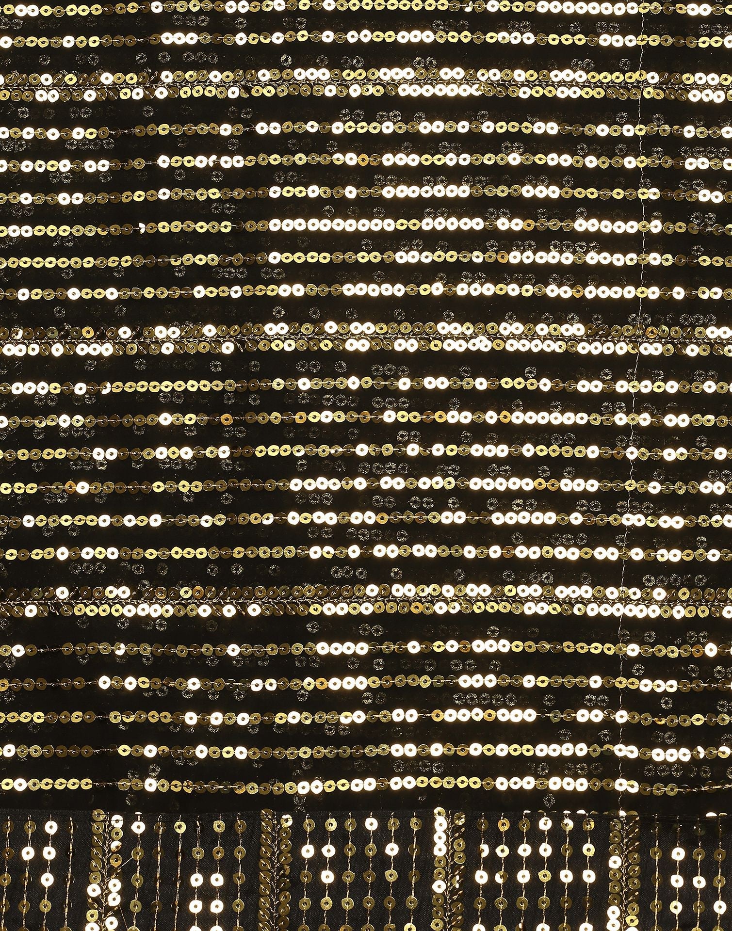 Black Sequence Saree | Leemboodi