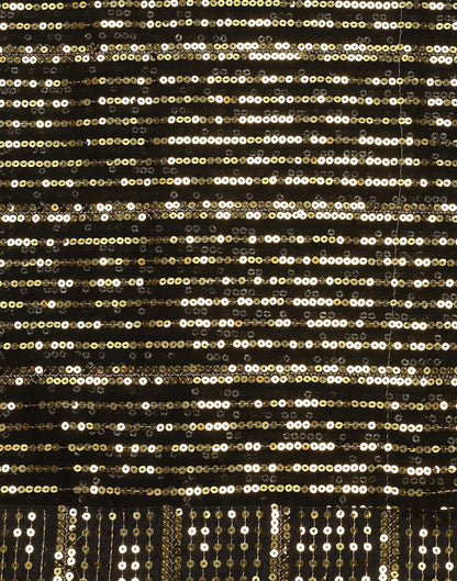 Black Sequence Saree | Leemboodi