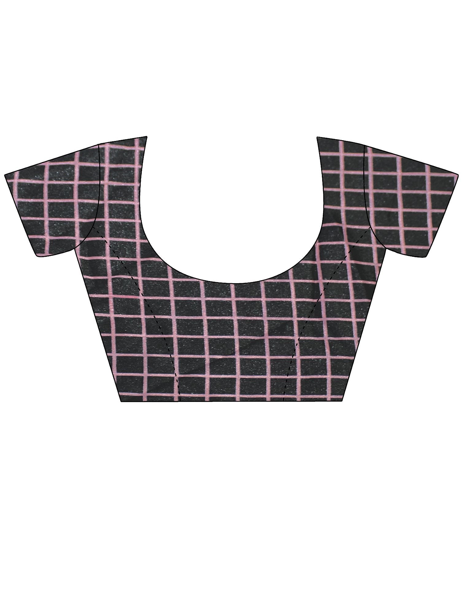 Light Grey Silk Printed Saree | Sudathi