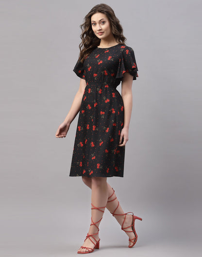 Black Smocked Dress | Sudathi