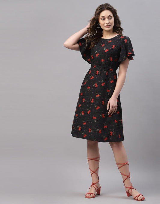 Black Smocked Dress | Sudathi