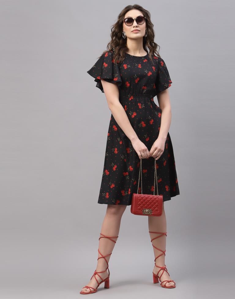Black Smocked Dress | Sudathi