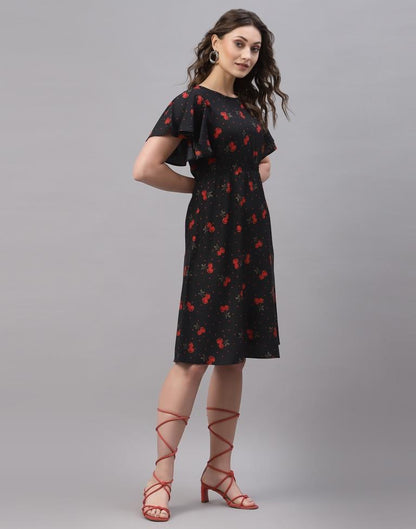 Black Smocked Dress | Sudathi