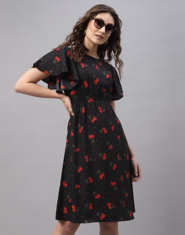 Black Smocked Dress | Sudathi
