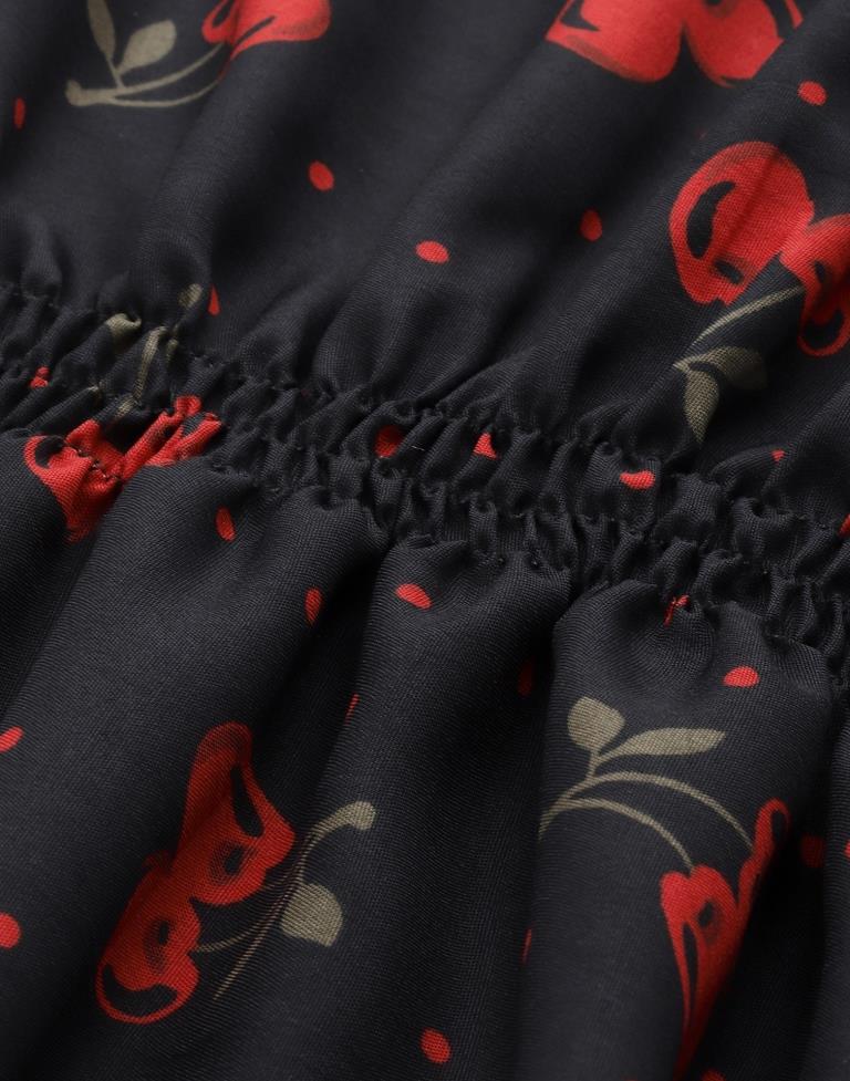 Black Smocked Dress | Sudathi