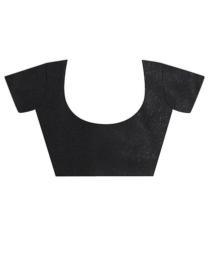 Black Silk Printed Saree | Sudathi