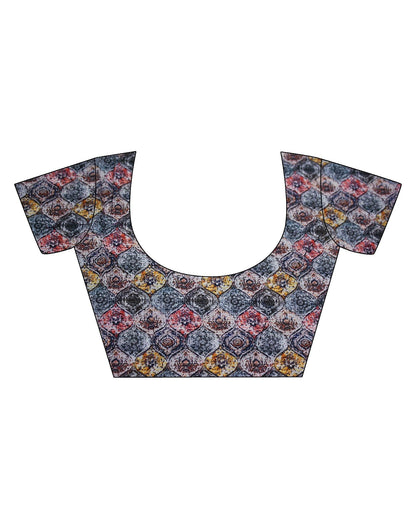 Light Grey Georgette Sequence Saree | Leemboodi