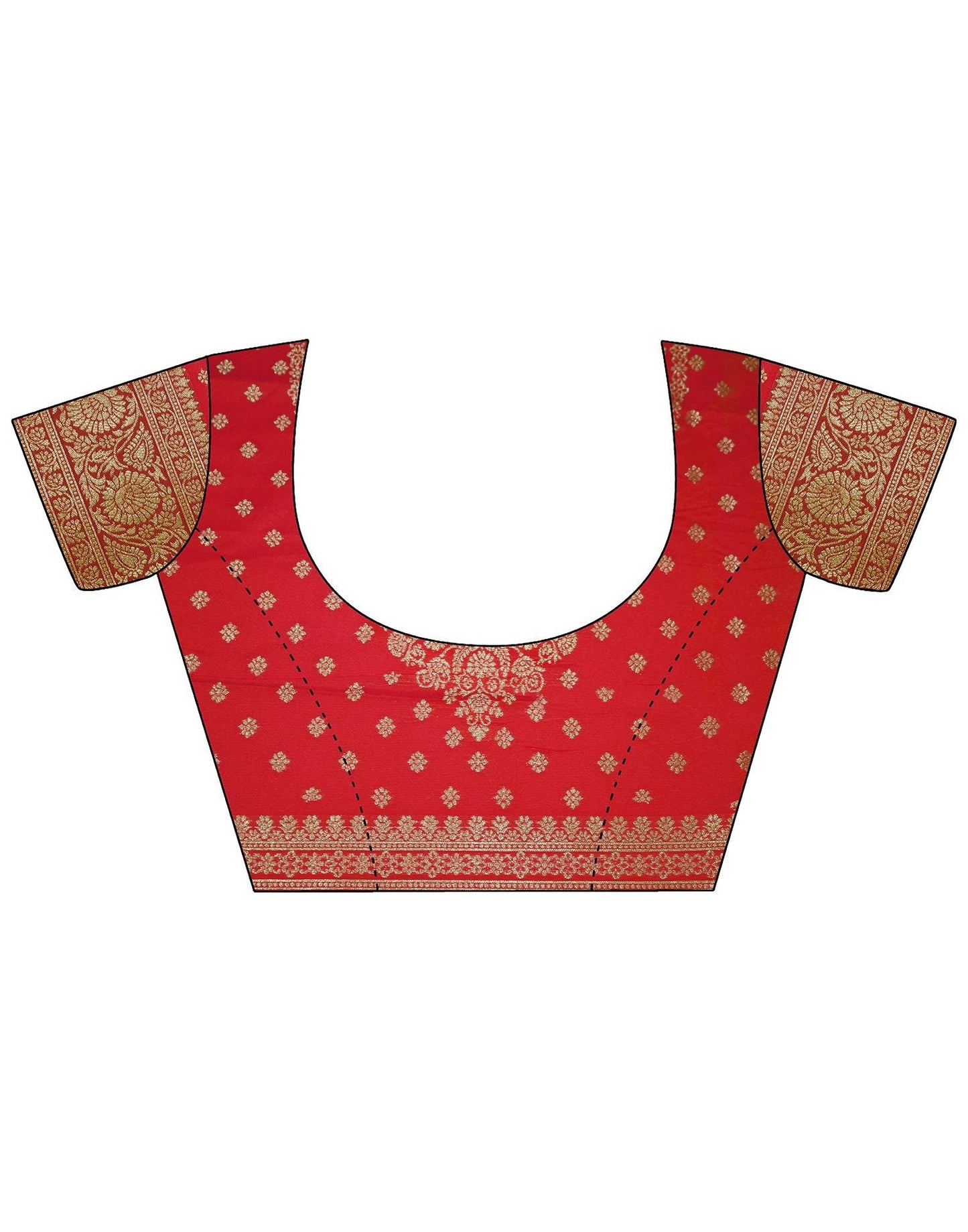 Red Silk Banarasi Saree | Leemboodi