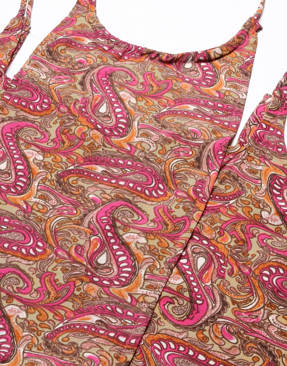 Multicoloured Printed Top | Sudathi