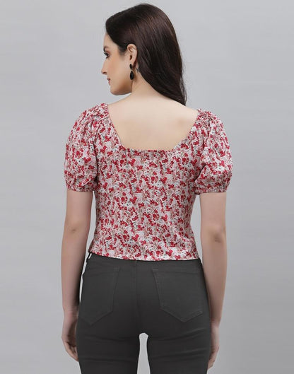 Multicoloured Printed Top | Sudathi