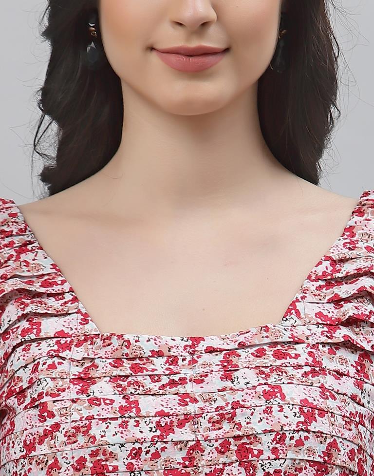 Multicoloured Printed Top | Sudathi