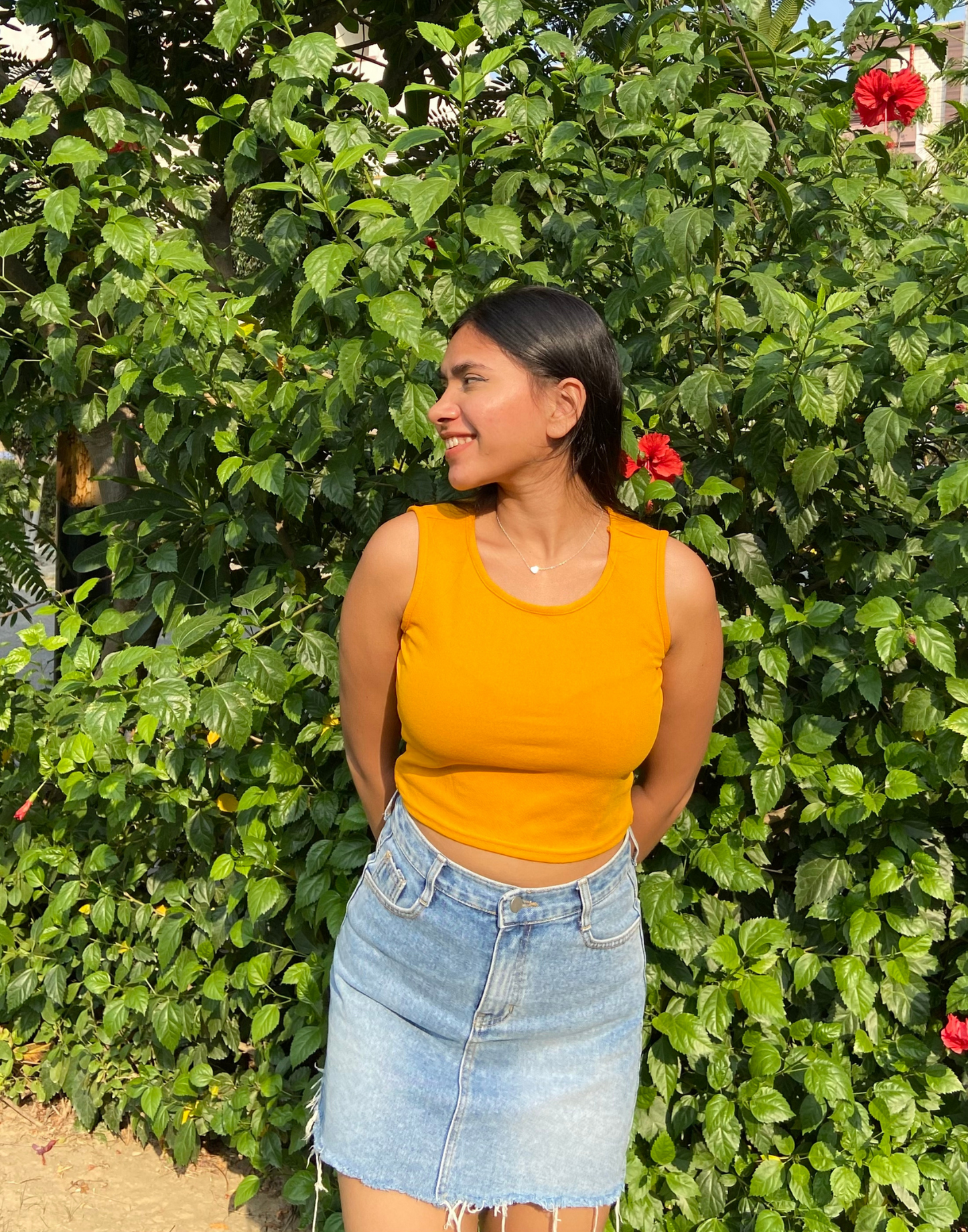 Mustard Tank Top | Sudathi