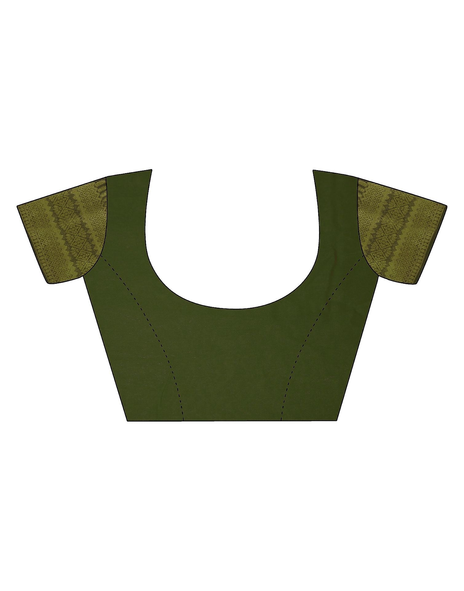 Mustard Yellow Cotton Printed Saree | Leemboodi