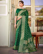 Green Banarasi Saree | Leemboodi