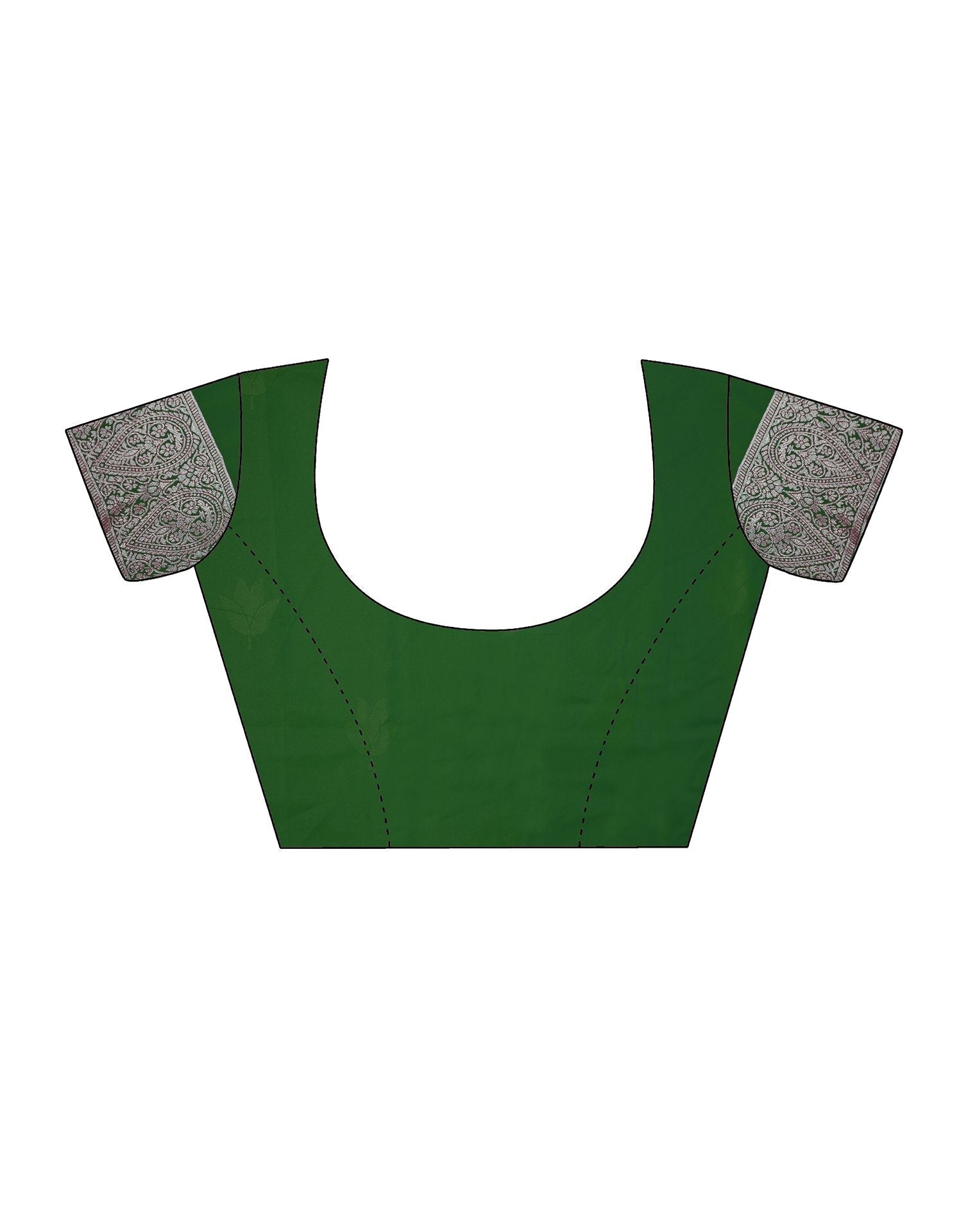 Green Silk Banarasi Saree | Leemboodi