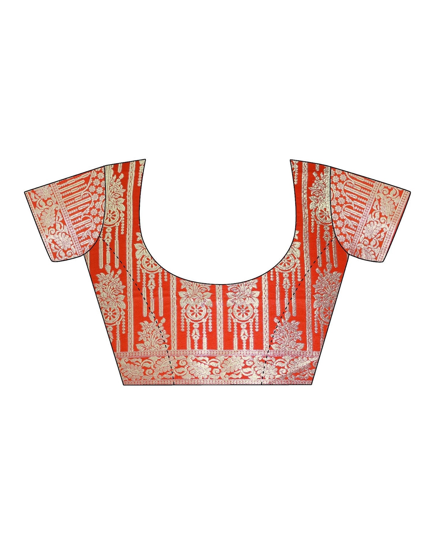 Dark Pink Silk Banarasi Saree | Leemboodi