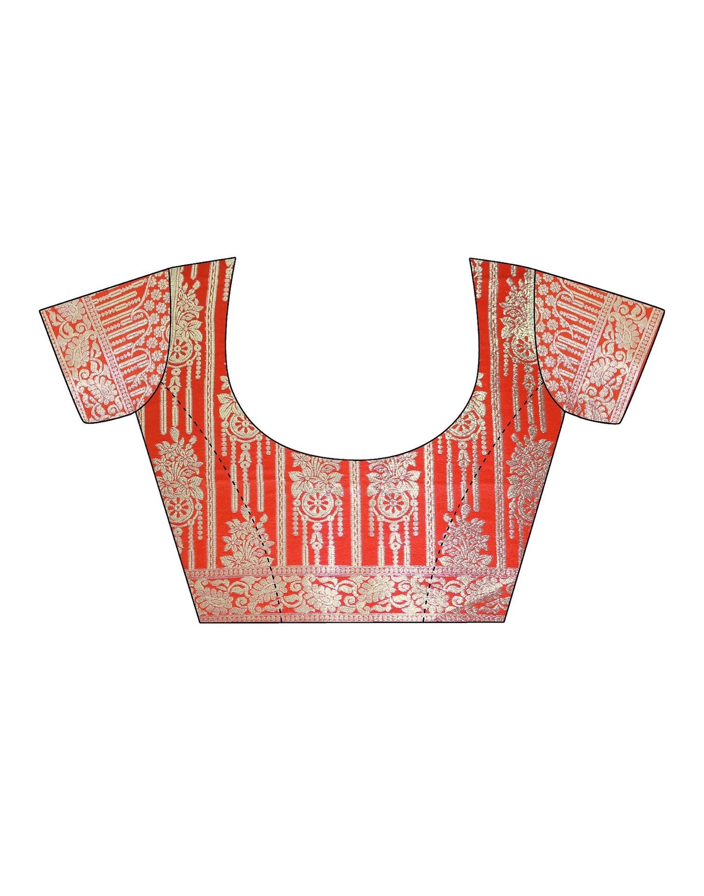 Red Silk Banarasi Saree | Leemboodi