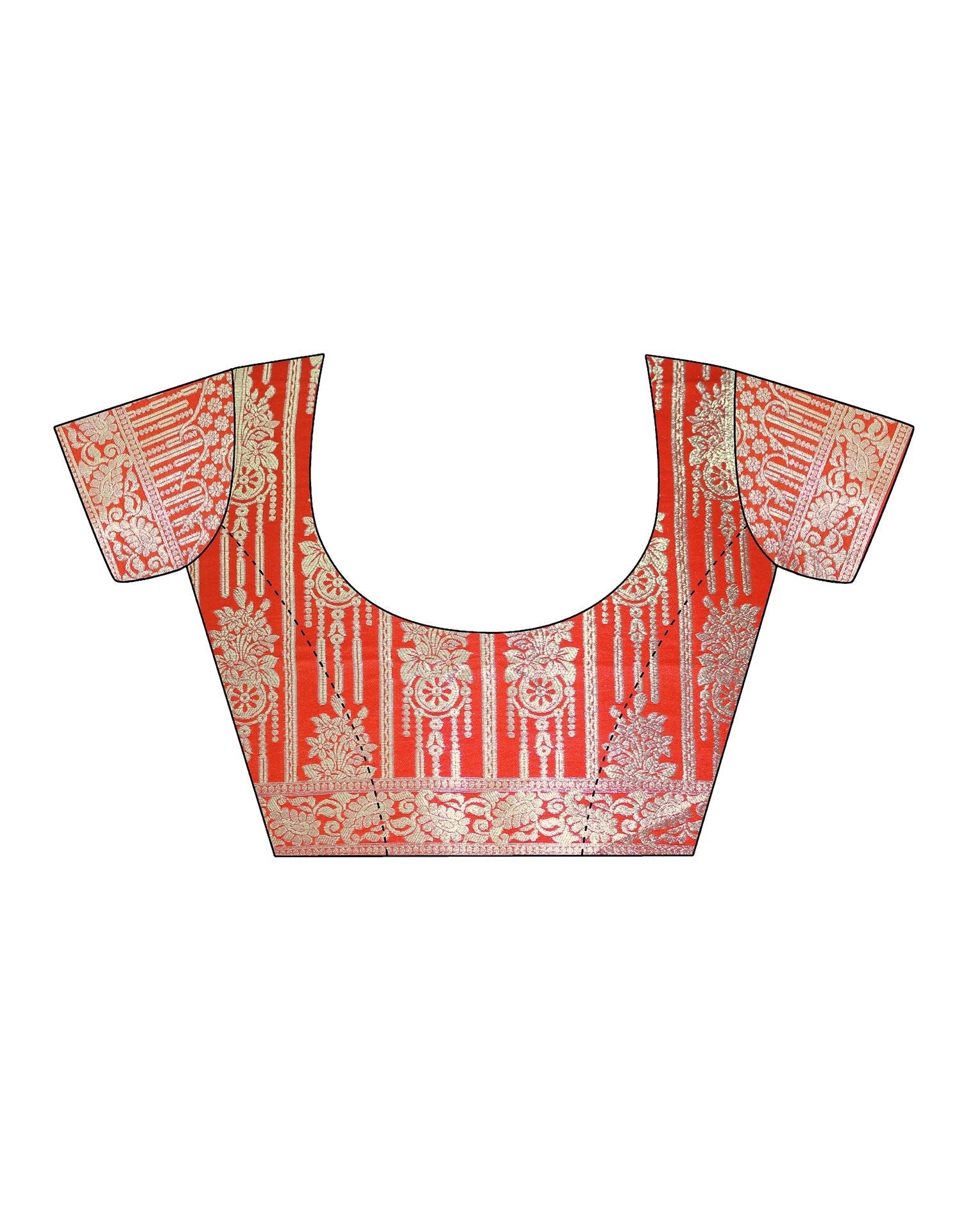 Red Silk Banarasi Saree | Leemboodi