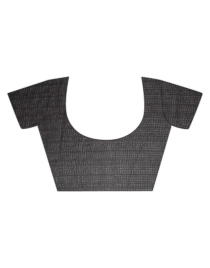 Black Silk Printed Saree | Leemboodi