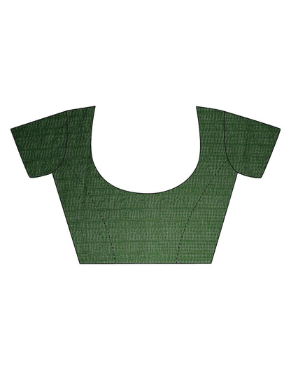 Green Silk Printed Saree | Leemboodi