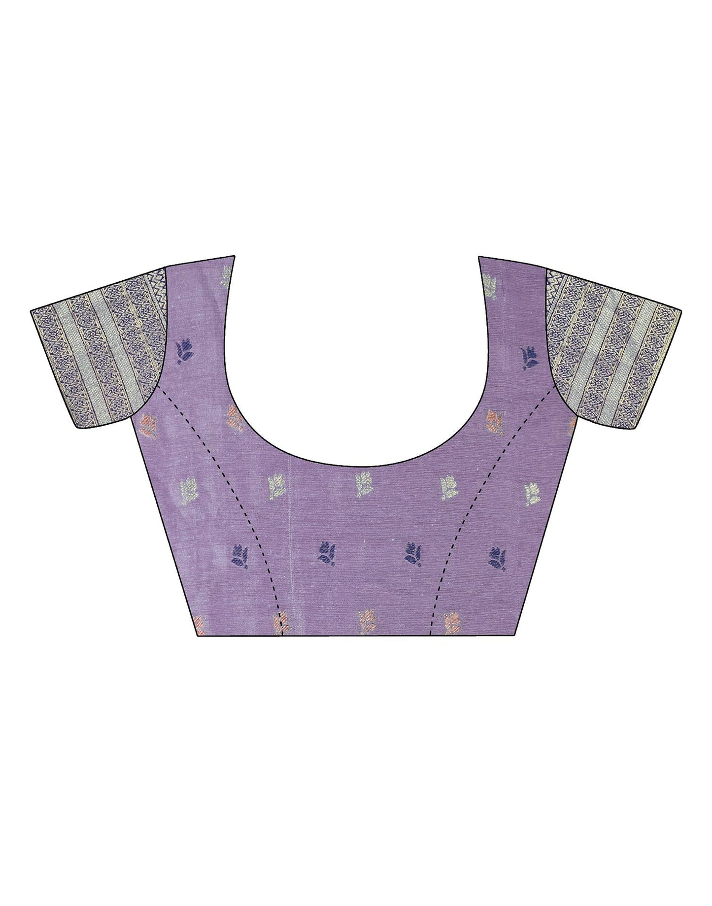 Light Purple Silk Banarasi Saree | Leemboodi