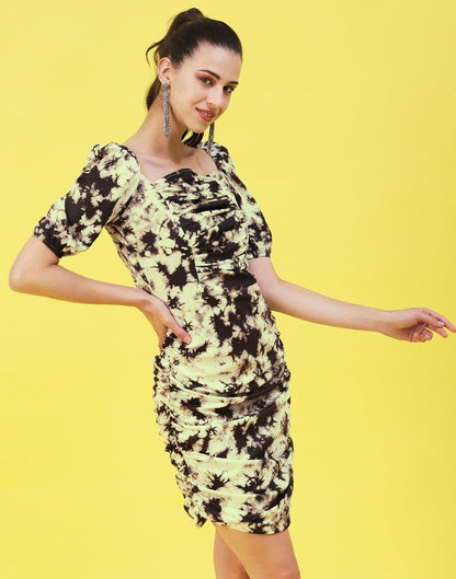 Green Tie-Dye Bodycon | Sudathi