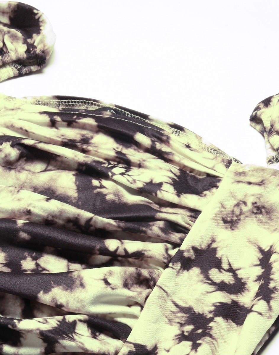 Green Tie-Dye Bodycon | Sudathi