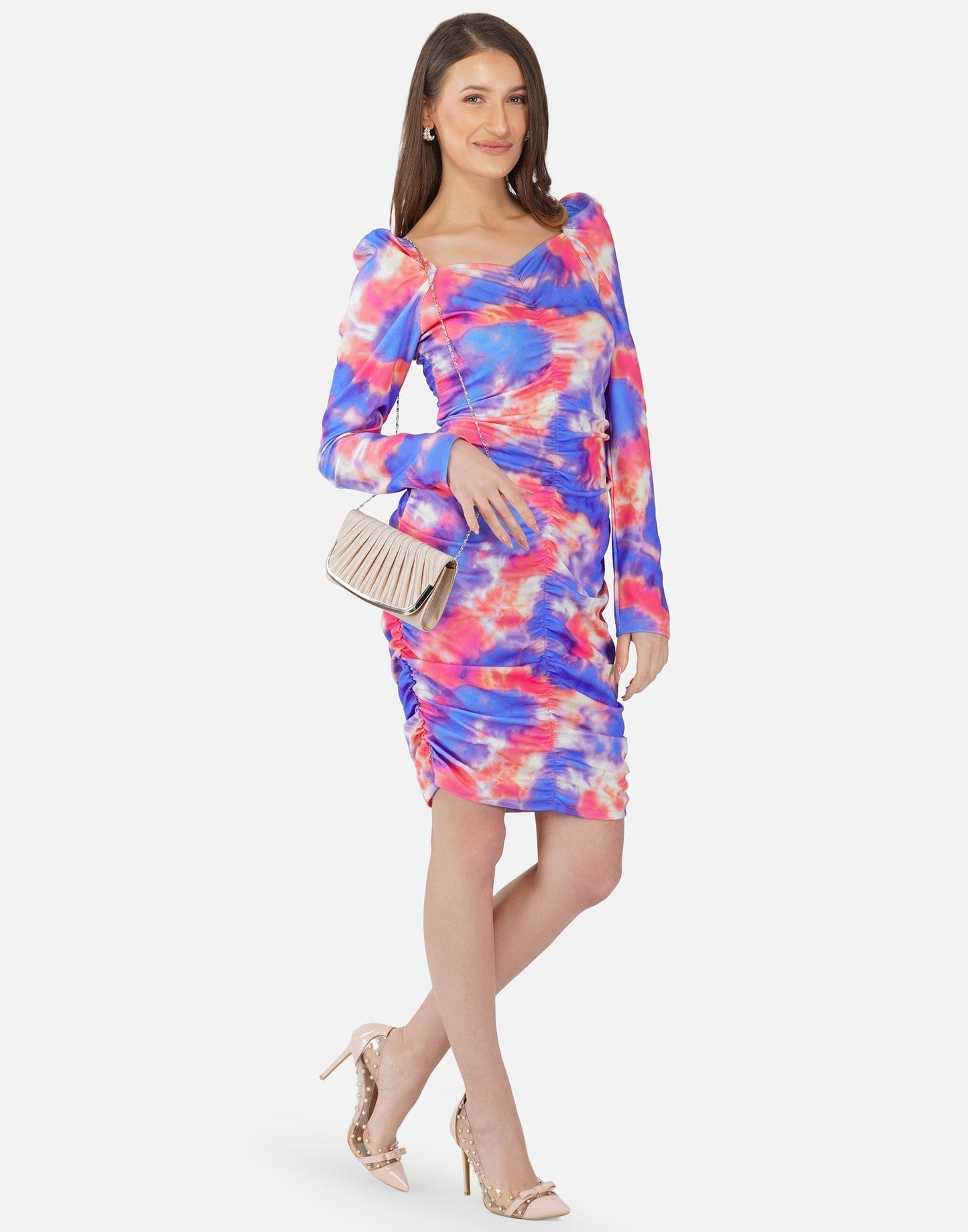 Multicoloured Tie and Dye Bodycon | Sudathi