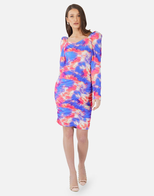 Multicoloured Tie and Dye Bodycon | Sudathi