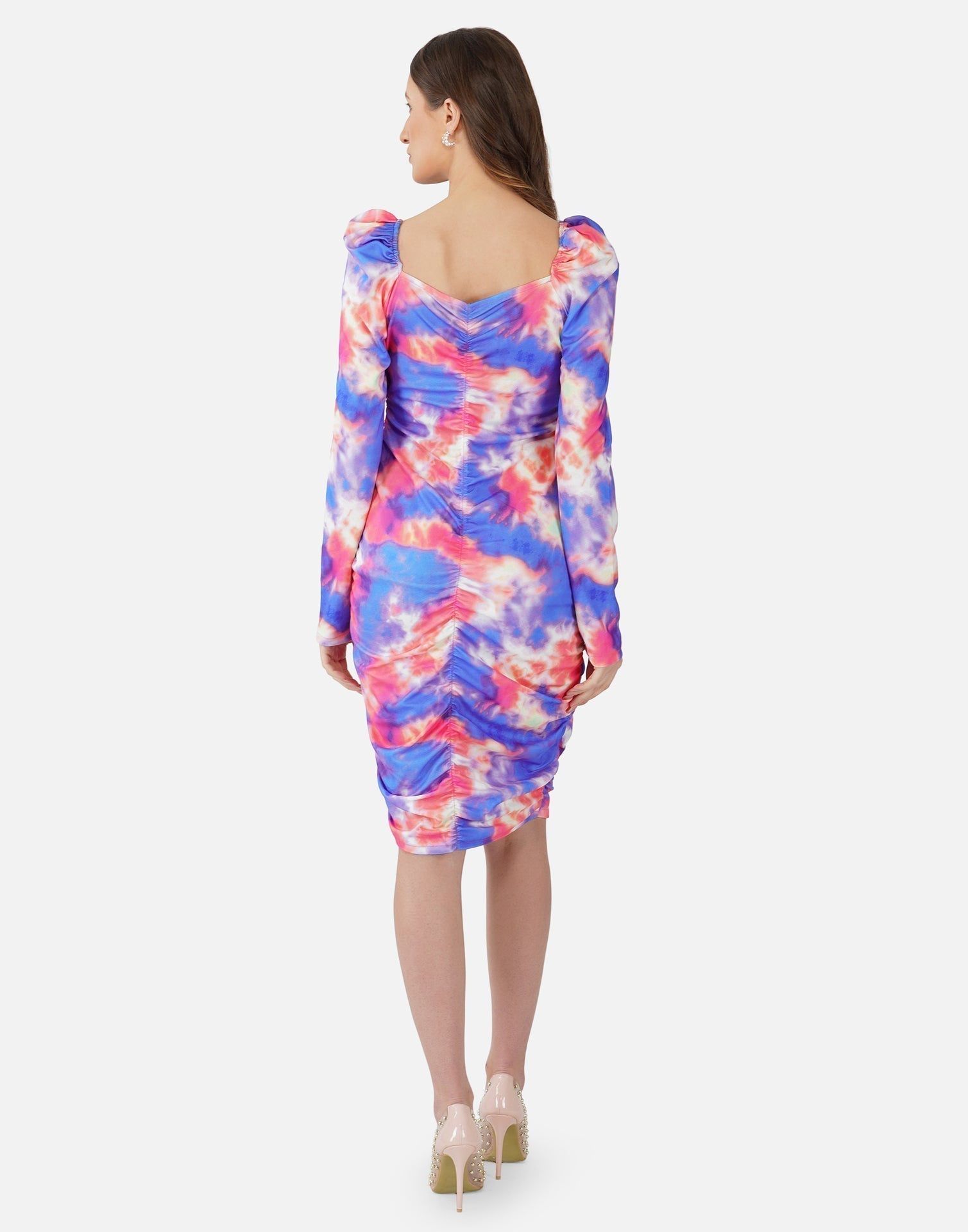 Multicoloured Tie and Dye Bodycon | Sudathi