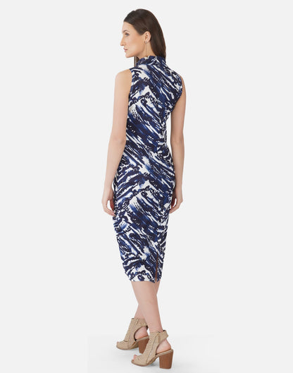 Dark Blue Tie and Dye Bodycon | Sudathi
