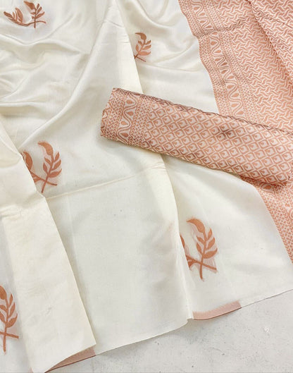 White Silk Saree | Sudathi