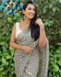 Grey Plain Saree | Sudathi